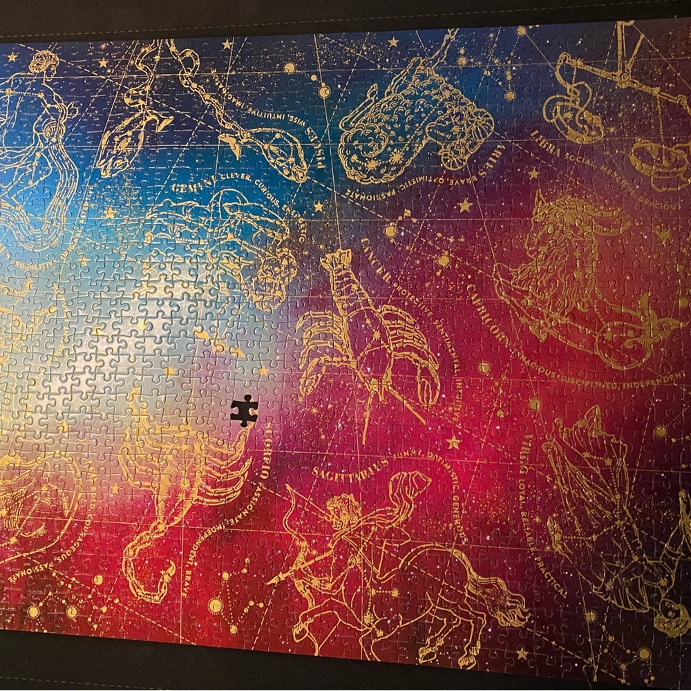Galison 1000 Piece “Astrology” Foil Puzzle